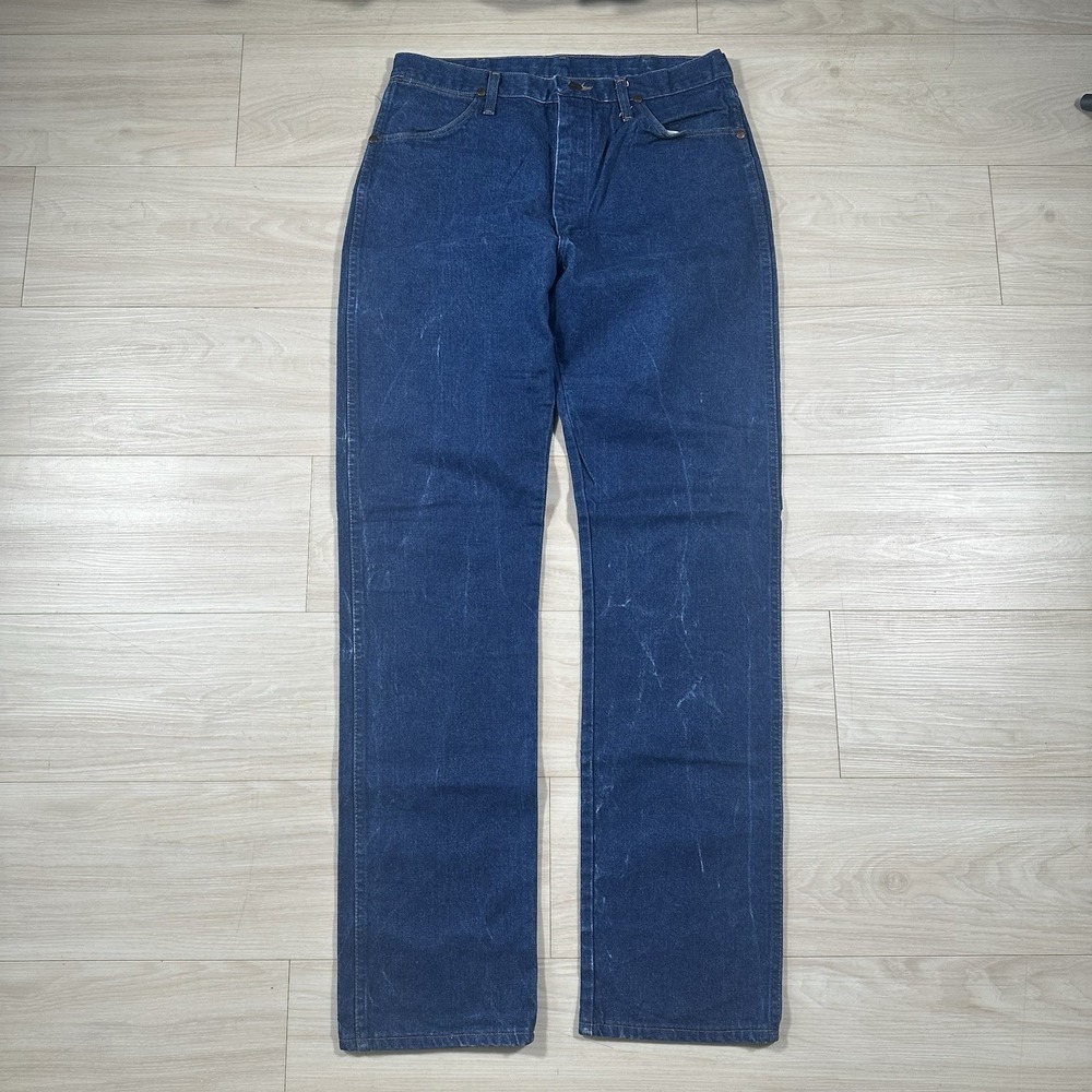 Wrangler Jeans Mens 34x36 Cowboy Cut Original Straight Western USA Made 13MWZ